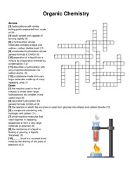 Organic Chemistry crossword puzzle