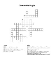 Charlottle Doyle crossword puzzle
