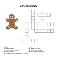 Christmas Story crossword puzzle