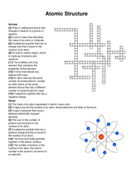 Atomic Structure crossword puzzle