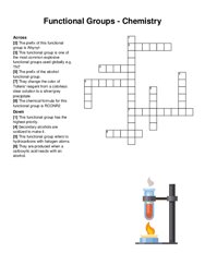 Functional Groups - Chemistry crossword puzzle