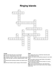 Ringing Islands crossword puzzle