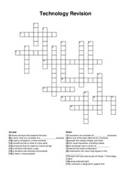 Technology Revision crossword puzzle