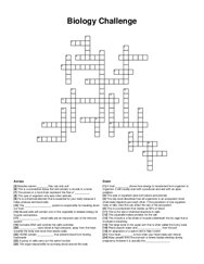 Biology Challenge crossword puzzle