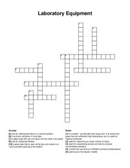 Laboratory Equipment crossword puzzle