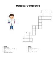 Molecular Compounds crossword puzzle