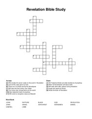 Revelation Bible Study crossword puzzle