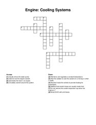 Engine: Cooling Systems crossword puzzle