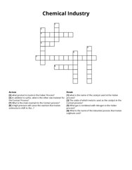 Chemical Industry crossword puzzle