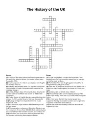 The History of the UK crossword puzzle