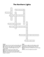 The Northern Lights Crossword Puzzle